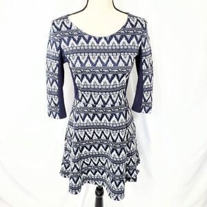 Divided By H&M Aztec Print A Line Dress